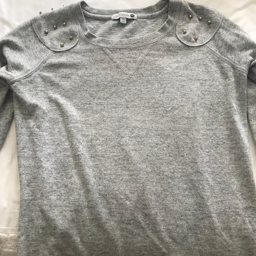 Cotton On stud detail sweatshirt